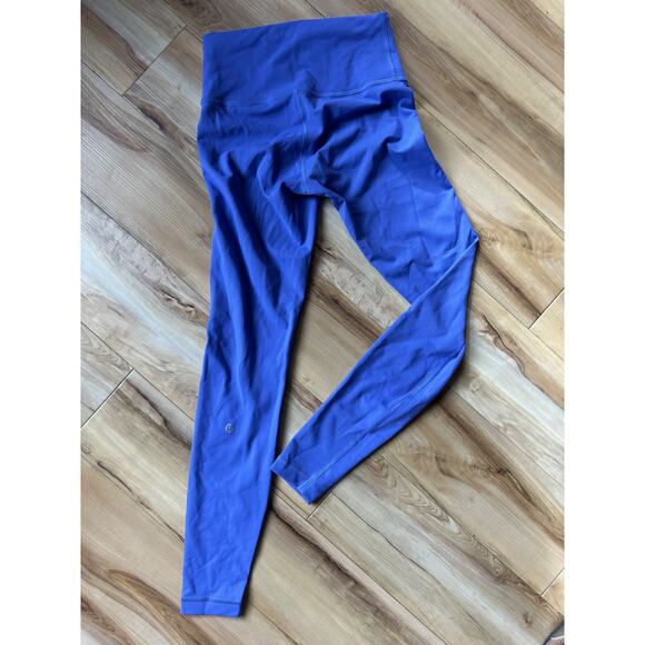 Lululemon Wunder Train Tight 28" High Rise Charged Indigo Size 6 EUC Legging - Picture 3 of 4